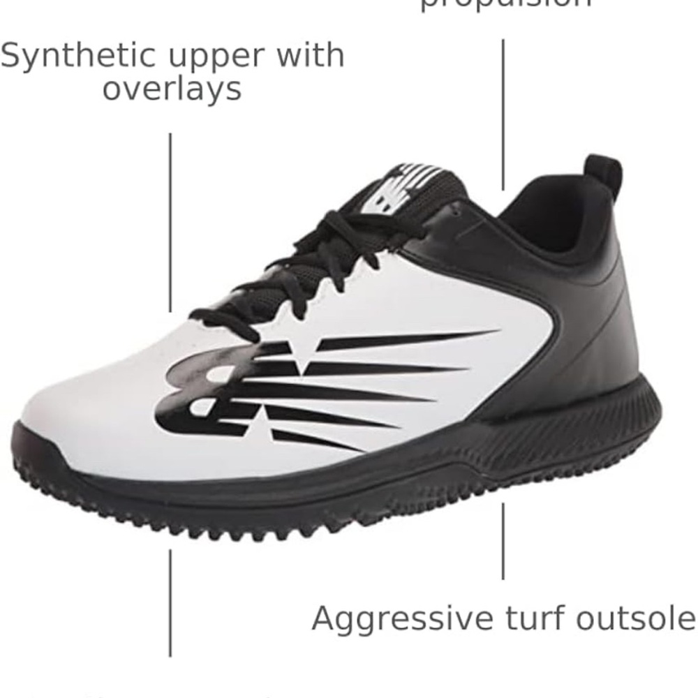 New Balance Men's Athletic Shoes in Black and White
